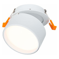 ST LUCE ST651.538.09 Встраиваемый поворотный светильник Белый LED 1*9W 3000K 720Lm Ra>90 120° IP20 D85xH68 170-240VV