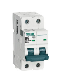 DEKraft Автоматический выключатель ВА105-2P-006A-B