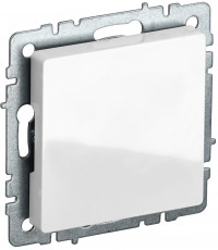 BRITE Заглушка с суппортом МЗ10-БрБ бел. IEK, BR-PL10-K01