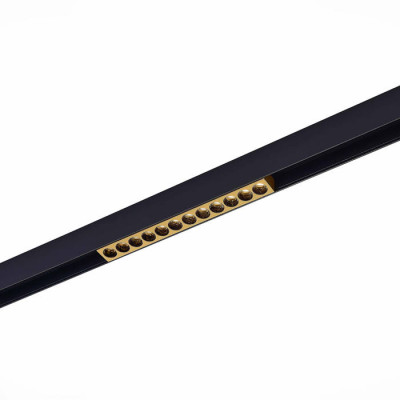ST LUCE ST806.236.12 Магнитный трековый светильник Золотистый LED 1*12W 3000K 450Lm Ra>90 36° IP20 L220xW22xH44 48VV