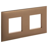 4426904 - ДКС Рамка ARTLEBEDEV, "Avanti", "Золотистый жемчуг", 2 поста