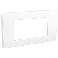 ДКС Рамка на 4 модуля, белая, RAL9010, 75011W