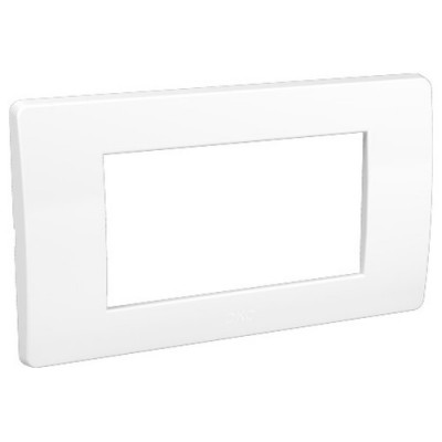 ДКС Рамка на 4 модуля, белая, RAL9010, 75011W