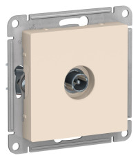 ATN000292 - ATLASDESIGN TV РОЗЕТКА проходная 4дБ, механизм, БЕЖЕВЫЙ, Systeme Electric