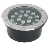 Светильник тротуарный 20W, AC12V, 3000К, D200*H90mm, внутренний диаметр: 170mm, IP67, SP2804, Feron 48348