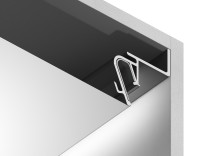 Алюминиевый профиль для натяжного потолка 26*34 Черный, 2 м, AMBRELLA LIGHT, GP4100BK