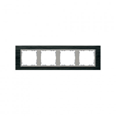 Simon S82N Рамка 4-ная, сланец - алюминий (композит), 82947-63