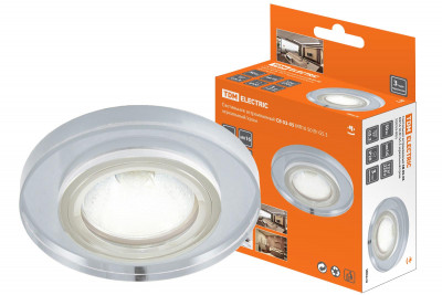 Светильник встраиваемый СВ 03-05 MR16 50Вт G5.3 зеркальный/хром TDM Electric, SQ0359-0055