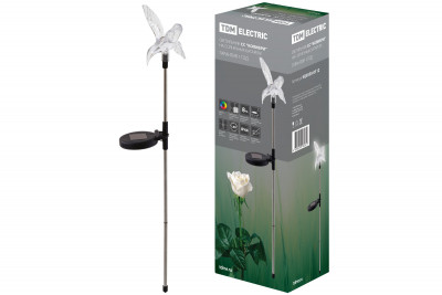 Светильник СС "Колибри" на солнечных батареях, сталь, меняет цвет, TDM Electric, SQ0330-0112