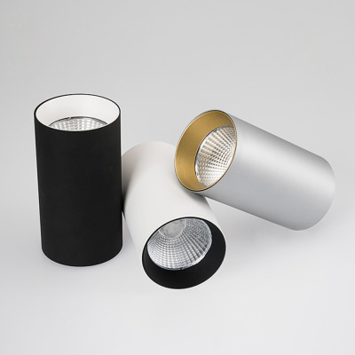 Светильник накладной SP-POLO-R85-1-15W Day White 40deg (Black, Black Ring) (Arlight, IP20 Металл, 3 года), 022950