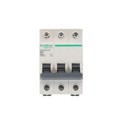City9 Set Автоматический выключатель (АВ) B 16А 3P 6kA 400В, Systeme Electric, C9F16316