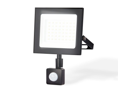 Прожектор светодиодный с датчиком движения 6500K 50Вт IP65, AMBRELLA LIGHT, ST8115