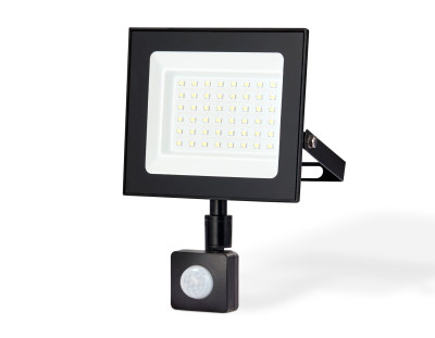 Прожектор светодиодный с датчиком движения 6500K 50Вт IP65, AMBRELLA LIGHT, ST8115