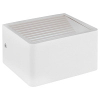 98266 Уличн светильник настен DONINNI 1,6W(LED), 3000K, 550lm, IP55, L135, B120, H75, алюм, бел/плас