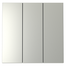 Клавиши для выключателя/переключателя трехклавишного, S70 (сталь), VLS000505