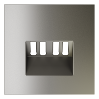 Накладка для розетки акустической 4-местной , S70 (шелк), VLS001504