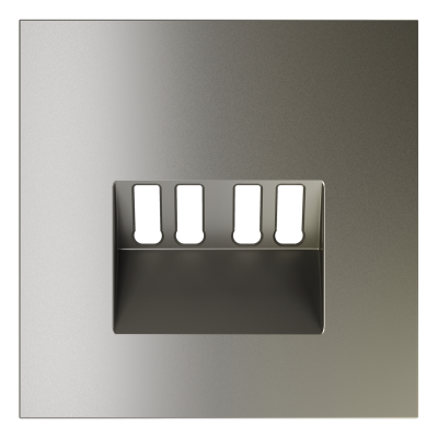 Накладка для розетки акустической 4-местной , S70 (шелк), VLS001504