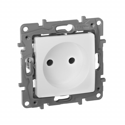 Legrand Розетка без заземления - Legrand Etika - без шторок 16А 250В винтовые зажимы - белый, 672220