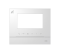 52313FC-W - Рамка для абонентского устройства 4,3, белый глянцевый, с символом индукционной петли - 2TMA070130W0060