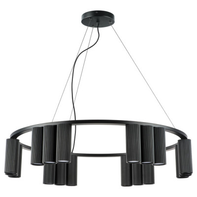 Lightstar 718187 (MD2166-18A) Люстра ROMA 18х28W GU10 (led) MATT BLACK (в комплекте)