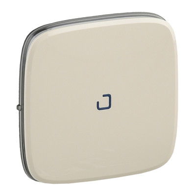 Legrand Valena ALLURE.Лицевая панель для переключателя промежуточного с подсветкой/индикацией.Слоновая кость, 755276