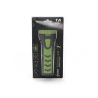 Фонарь ручной Gauss модель GFL101 1W 50lm lead acid 250mAh LED 1/10/120, GF101