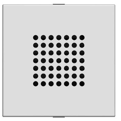 N2219 AN - Механизм зуммера, 2-модульный, серия Zenit, цвет антрацит - 2CLA221900N1801