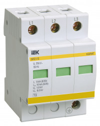 KARAT ОПС1-D УЗИП 3P In=5кА Un=230В Im=10кА IEK, MOP20-3-D