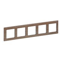 Legrand Valena LIFE.Рамка "Светлое дерево".5-постовая универсальная, 754185 Legrand Valena LIFE.Рамка "Светлое дерево".5-постовая универсальная, 754185