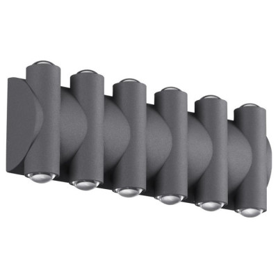 Novotech 358570 STREET NT21 282 темно-серый Ландшафтный настенный светильник IP54 LED 4000K 12W 85-265V CALLE