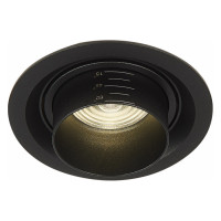 ST LUCE ST701.448.12 Св-к встр. Zoom Черный LED 1*12W 4000K 960Lm Ra90 15°-60° IP20 D115xH95 170-240V