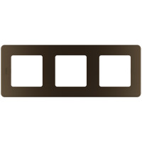 Legrand Рамка 3 поста - Legrand Inspiria - бронза, 673959