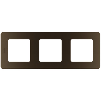 Legrand Рамка 3 поста - Legrand Inspiria - бронза, 673959