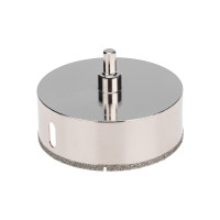 Коронка алмазная 110мм по керамограниту с центровочным сверлом KRANZ, KR-92-0022