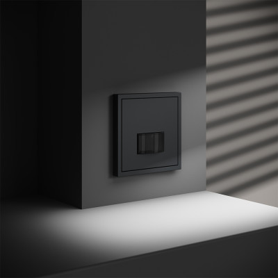 Датчик движения встраиваемый VOLTUM S70, (графит), VLS070507