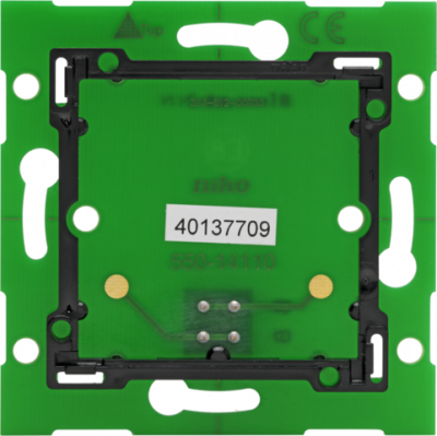 Niko Home Control Одноместная печатная плата настенного монтажа с соединителем, 550-14110