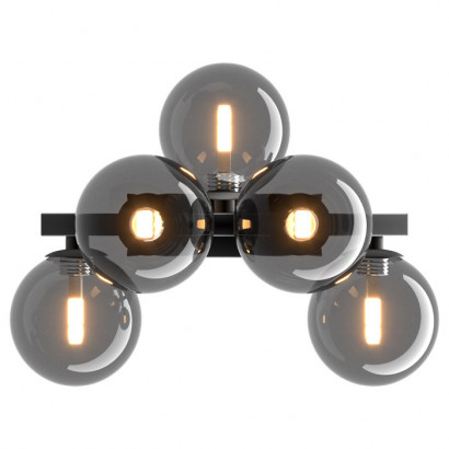 Maytoni Modern Настенный светильник (бра), цвет: Черный 5x28W G9, MOD547WL-05B