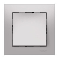 ATN000312S - ATLASDESIGN 1-клавишный ВЫКЛЮЧАТЕЛЬ, сх.1, 10АХ, в сборе, быстрозажим. клем., АЛЮМИНИЙ, Systeme Electric