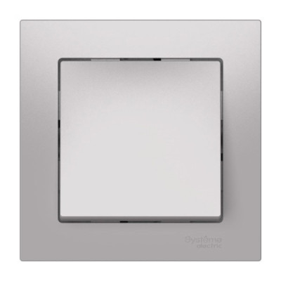 ATN000312S - ATLASDESIGN 1-клавишный ВЫКЛЮЧАТЕЛЬ, сх.1, 10АХ, в сборе, быстрозажим. клем., АЛЮМИНИЙ, Systeme Electric