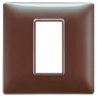 Vimar Накладка для 1 модуля коричневая переливающаяся, 14641.23