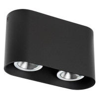 Lightstar 214867 Светильник RULLO 2xHP16 ЧЕРНЫЙ (в комплекте)
