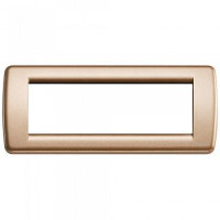 Vimar Накладка для 6 модулей RONDO металл металлик бронзовый, 16756.22