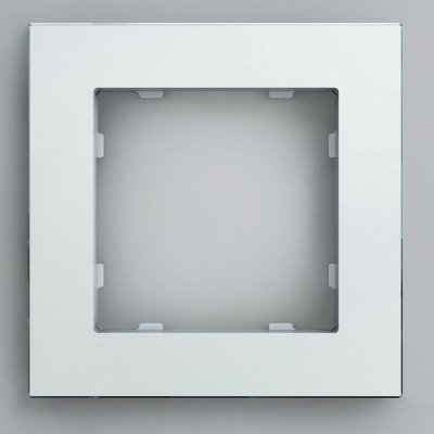 IRIDIUM Рамка на 1 пост, белый, Berlin 01, 01P101