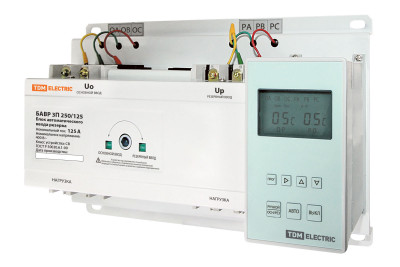 Блок автоматического ввода резерва БАВР 3П 250/125А TDM Electric, SQ0743-0011