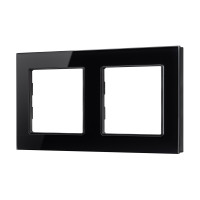 043797 - Рамка стеклянная FRM-GLARE-GS-2-BK (Arlight, -)