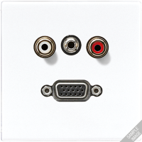 2x Cinch Audio (RCA) / Stereo разъем (TRS 3.5 mm) / VGA, MALS1072