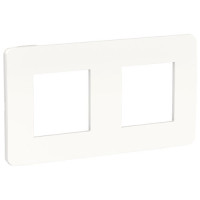 Unica Studio Рамка 2-ная, белый/белый Unica Studio Рамка 2-ная, белый/белый