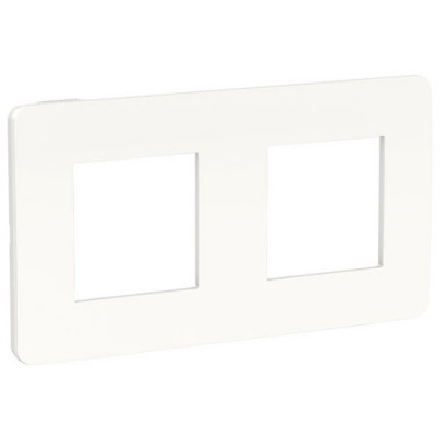 Unica Studio Рамка 2-ная, белый/белый