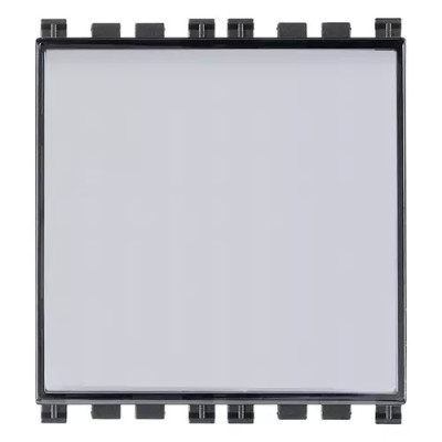 Vimar Кнопка 1P NO 10A с табличкой, серая, 19050