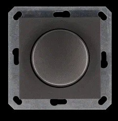 LED Диммер с накладкой 30-400W, 1gang 2way, цвет Мокко, G4012Z, Jasmart Electric